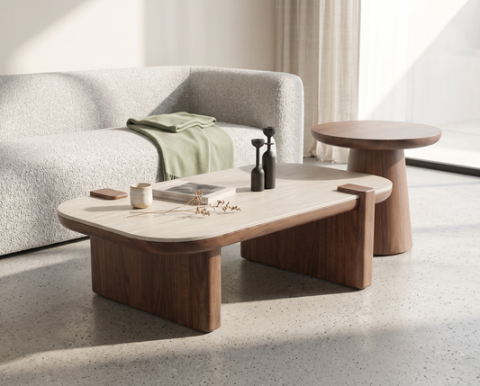 Nordic Coffee & End Table Set