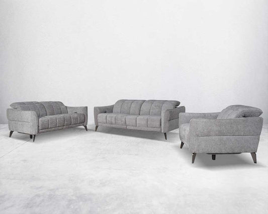 Luneta Fabric Power Recliner Sofa