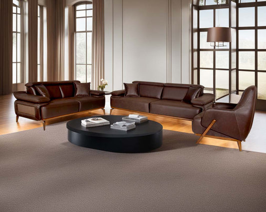 3+2 + 1 seater sofa upholstered in fabric in modern classic 1design