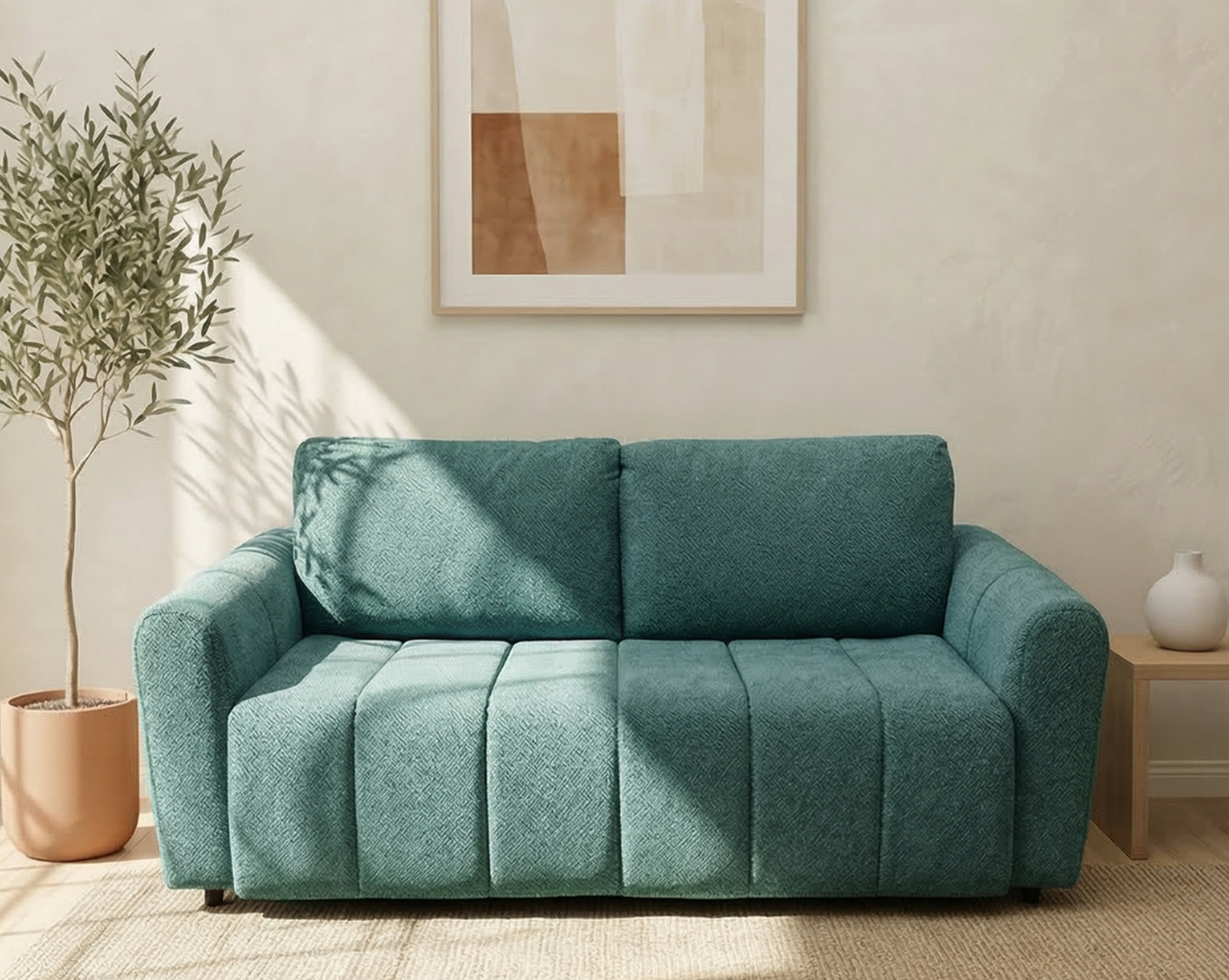Edorta Fabric Sofa Cum Bed