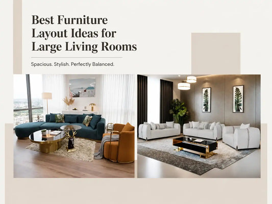 Best Furniture Layout Ideas for Large Living Rooms