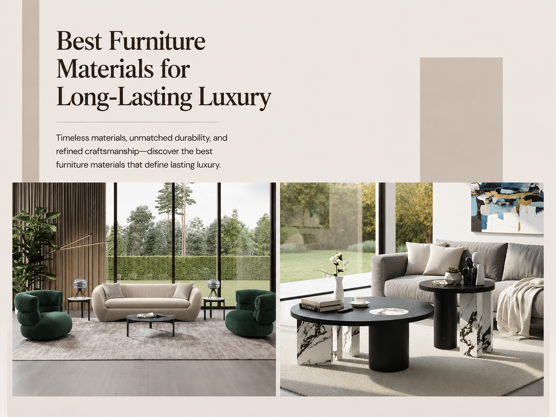 Best Furniture Materials for Long-Lasting Luxury