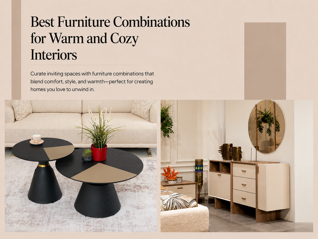 Best Furniture Combinations for Warm and Cozy Interiors
