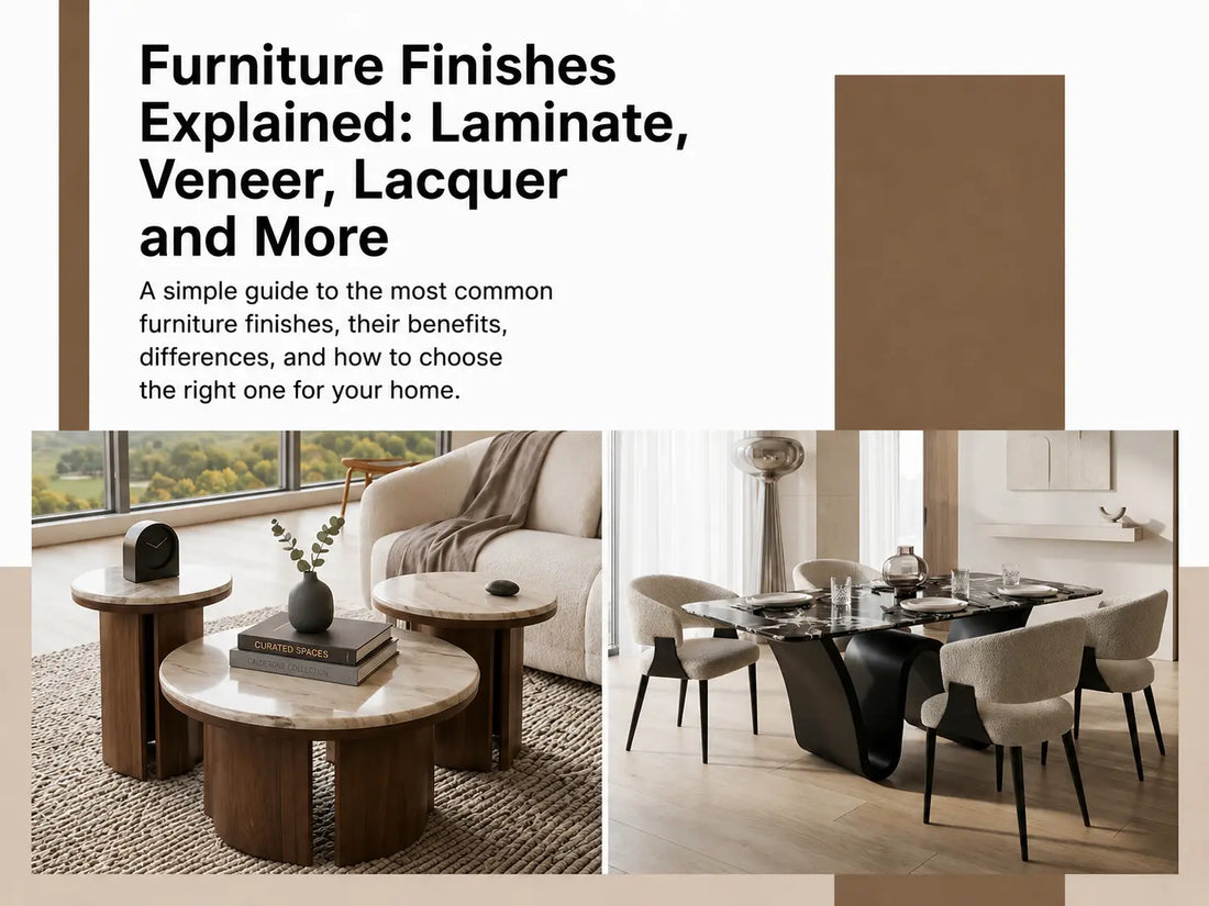 Furniture Finishes Explained: Laminate, Veneer, Lacquer and More