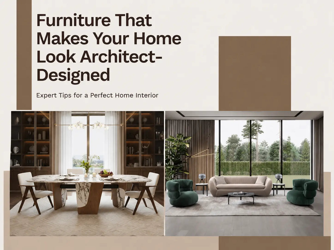 Furniture That Makes Your Home Look Architect-Designed