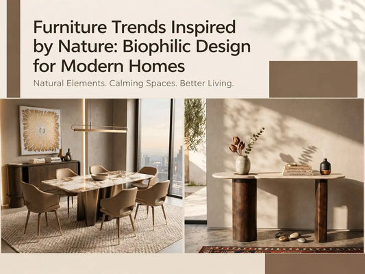 Furniture Trends Inspired by Nature: Biophilic Design for Modern Homes