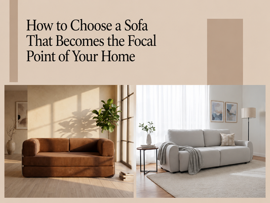 Luxury statement sofa in a sophisticated living room with premium furniture, elegant décor, and modern interior design styling.