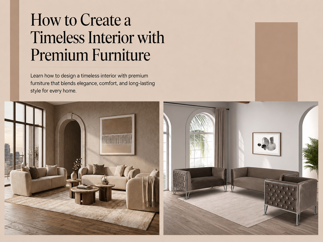 How to Create a Timeless Interior with Premium Furniture