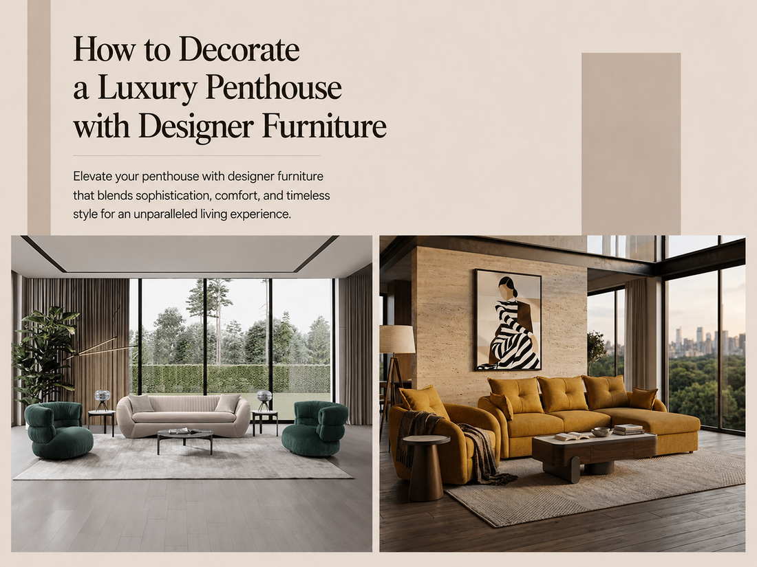 How to Decorate a Luxury Penthouse with Designer Furniture
