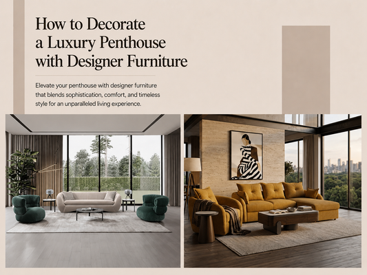 How to Decorate a Luxury Penthouse with Designer Furniture