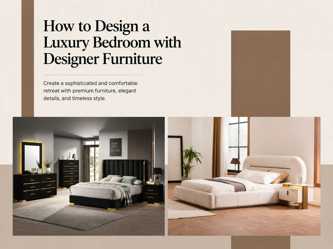 How to Design a Luxury Bedroom with Designer Furniture