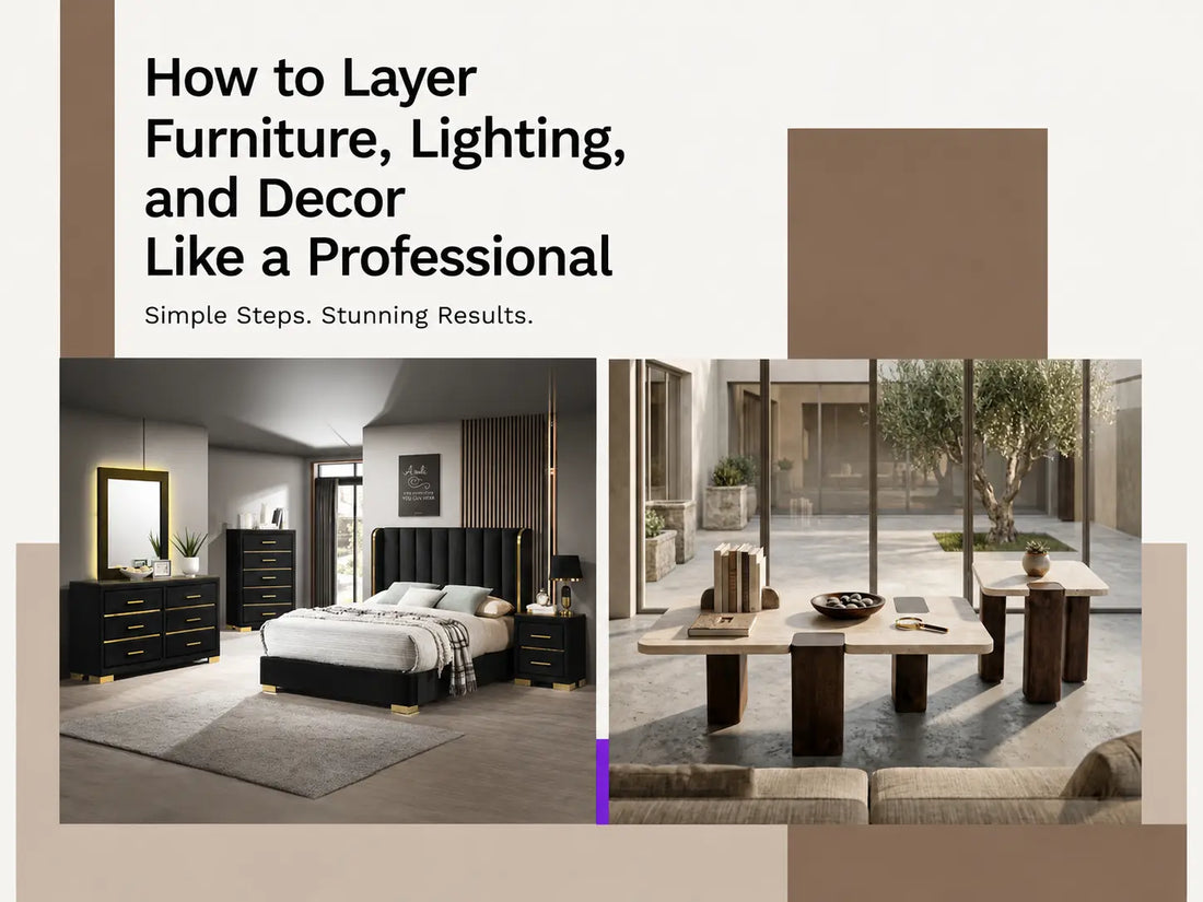How to Layer Furniture, Lighting, and Decor Like a Professional