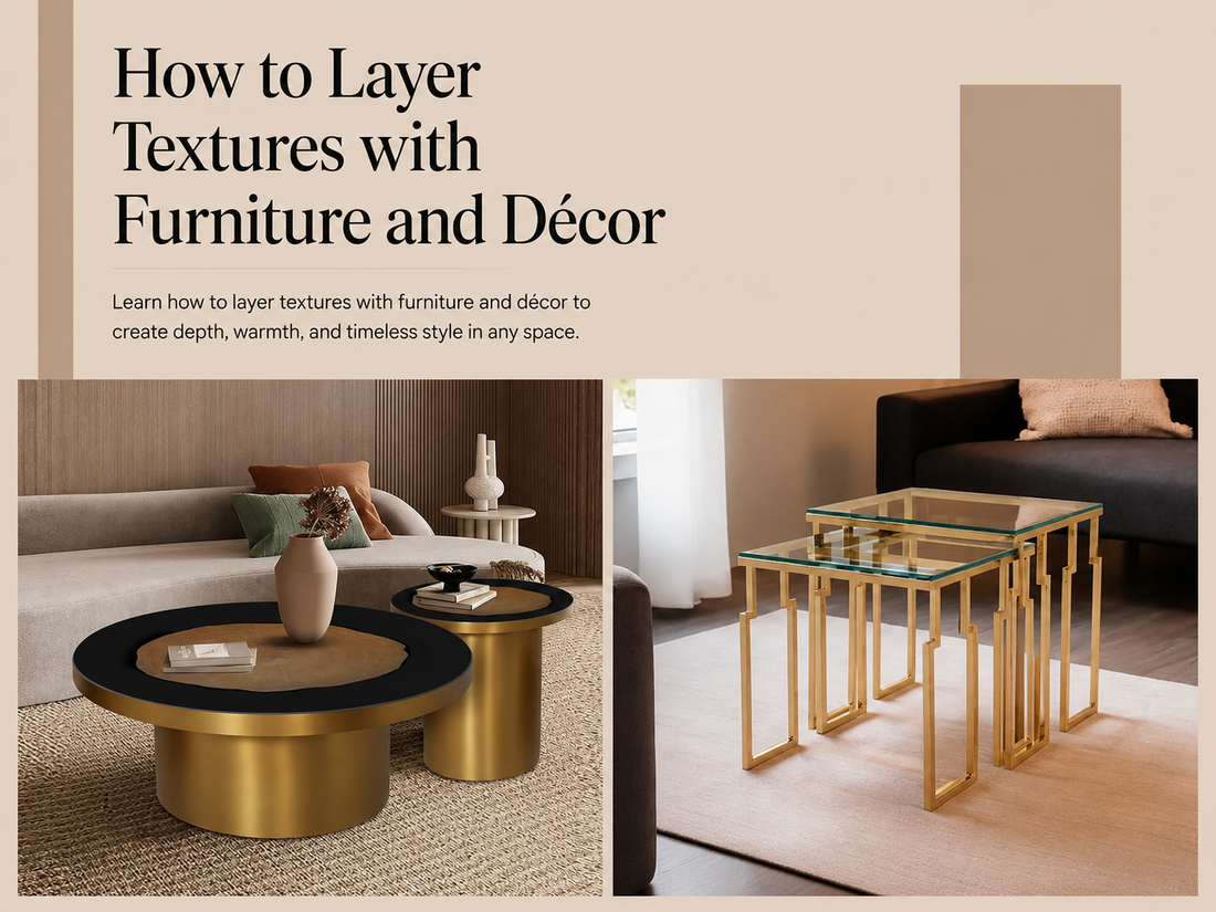 How to Layer Textures with Furniture and Décor
