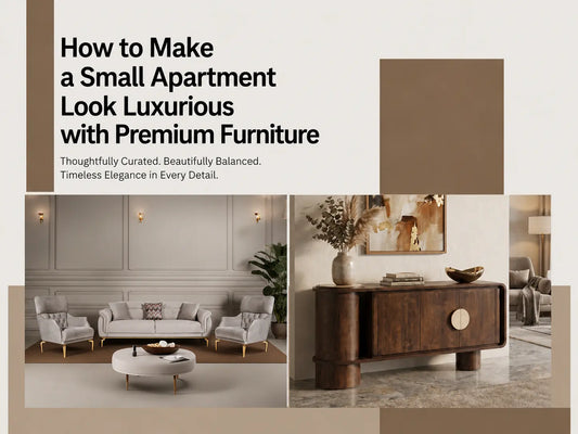 How to Make a Small Apartment Look Luxurious with Premium Furniture