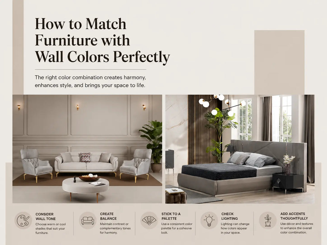 How to Match Furniture with Wall Colors Perfectly