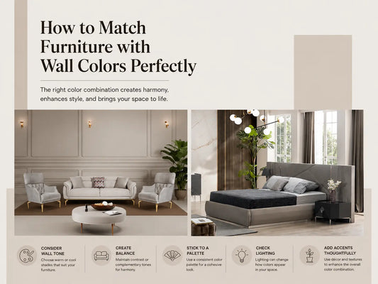How to Match Furniture with Wall Colors Perfectly