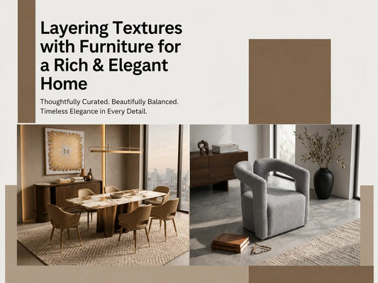 Layering Textures with Furniture for a Rich and Elegant Home