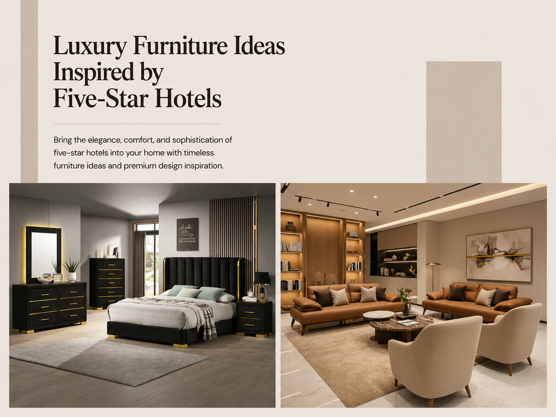 Luxury Furniture Ideas Inspired by Five-Star Hotels