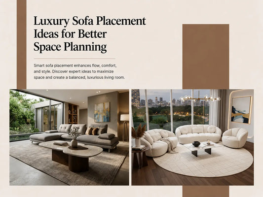 Luxury Sofa Placement Ideas for Better Space Planning