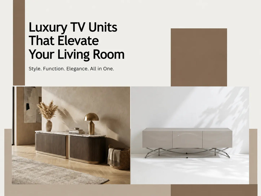 Luxury TV Units That Elevate Your Living Room