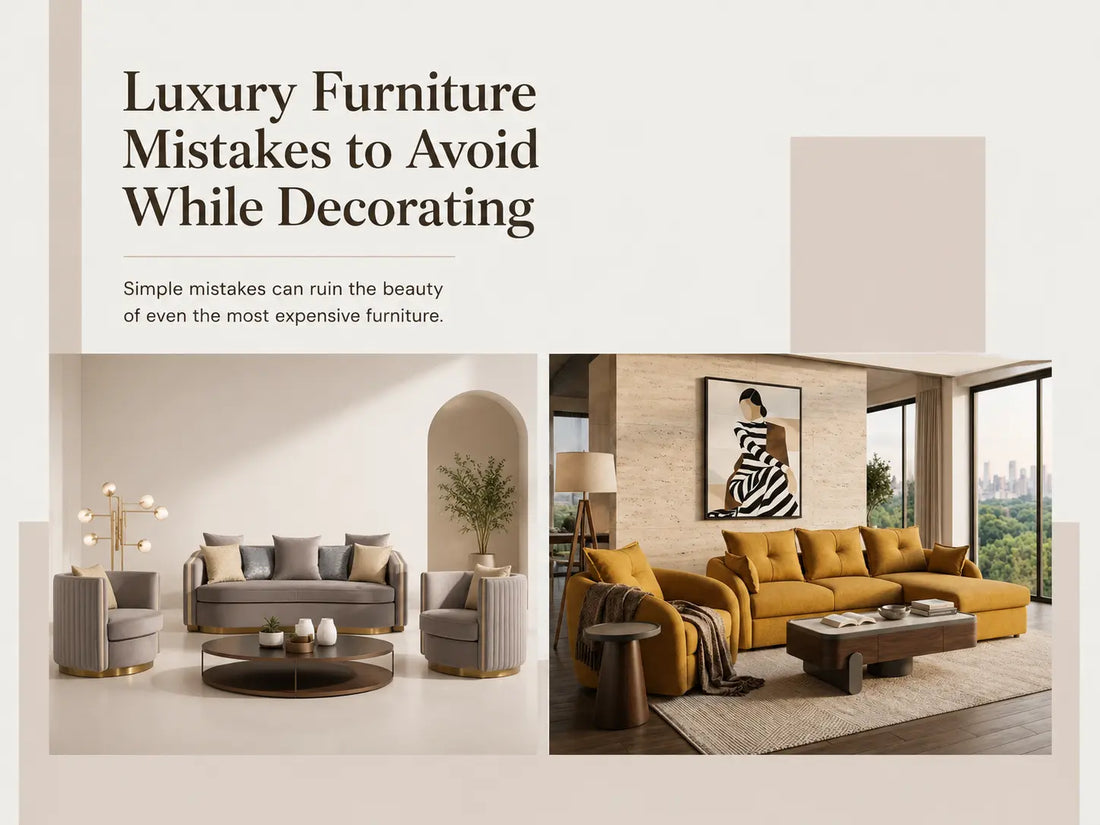 Luxury Furniture Mistakes to Avoid While Decorating Your Home
