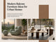 Modern Balcony Furniture Ideas for Urban Homes
