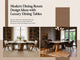 Modern Dining Room Design Ideas with Luxury Dining Tables