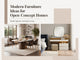 Modern Furniture Ideas for Open-Concept Homes