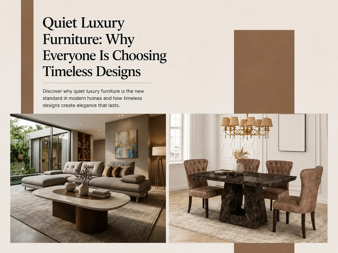 Quiet Luxury Furniture: Why Everyone Is Choosing Timeless Designs