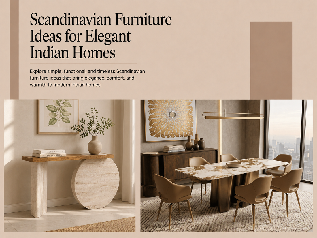 Scandinavian Furniture Ideas for Elegant Indian Homes