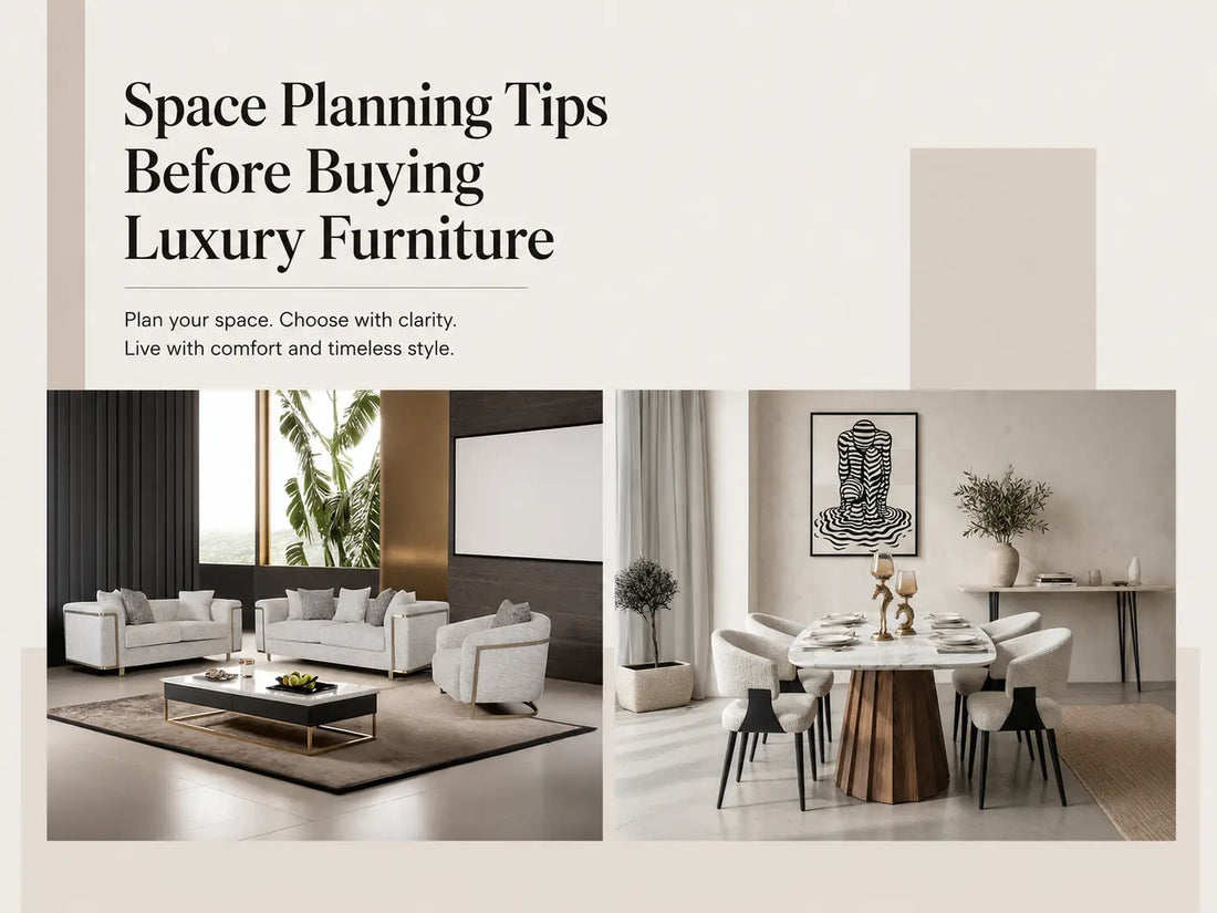 Space Planning Tips Before Buying Luxury Furniture