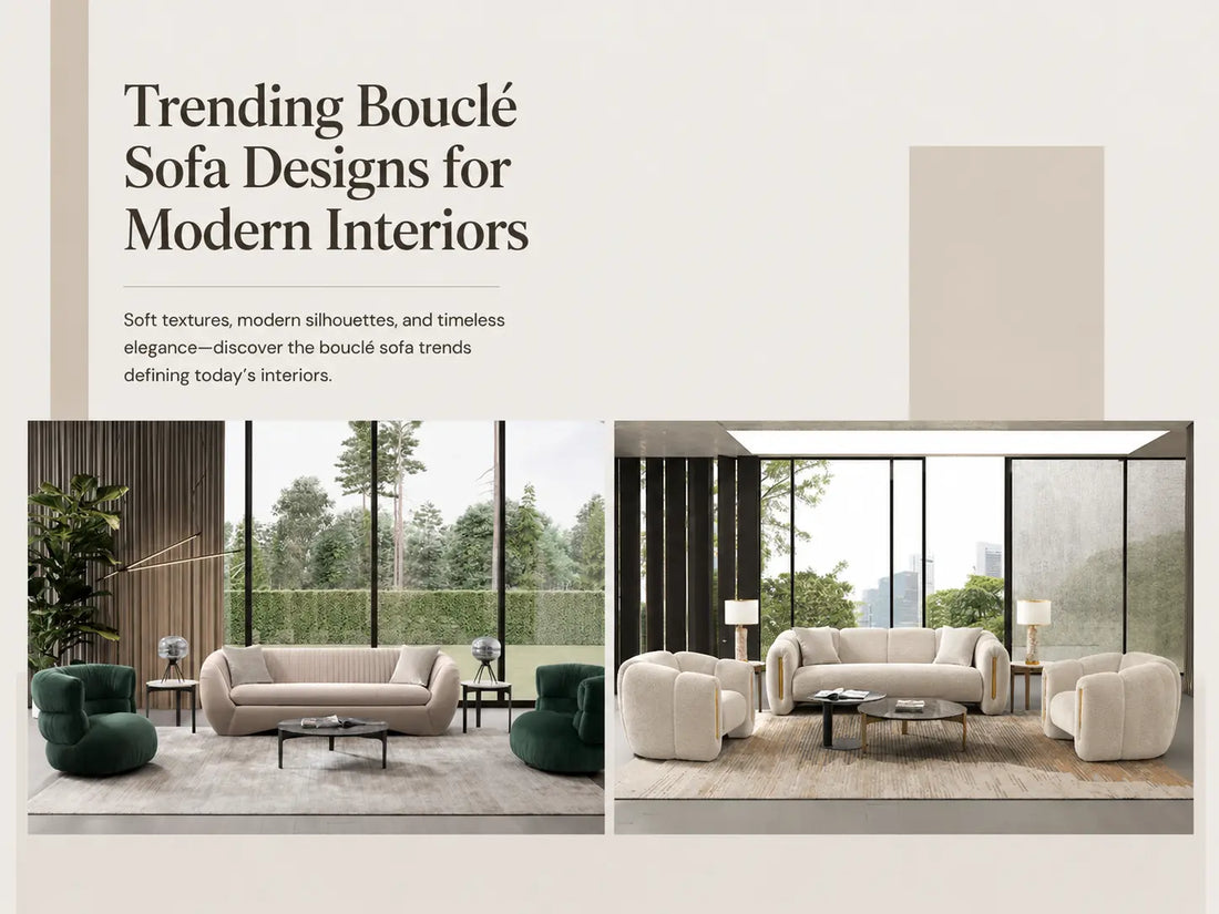 Trending Bouclé Sofa Designs for Modern Interiors