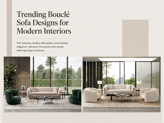 Trending Bouclé Sofa Designs for Modern Interiors