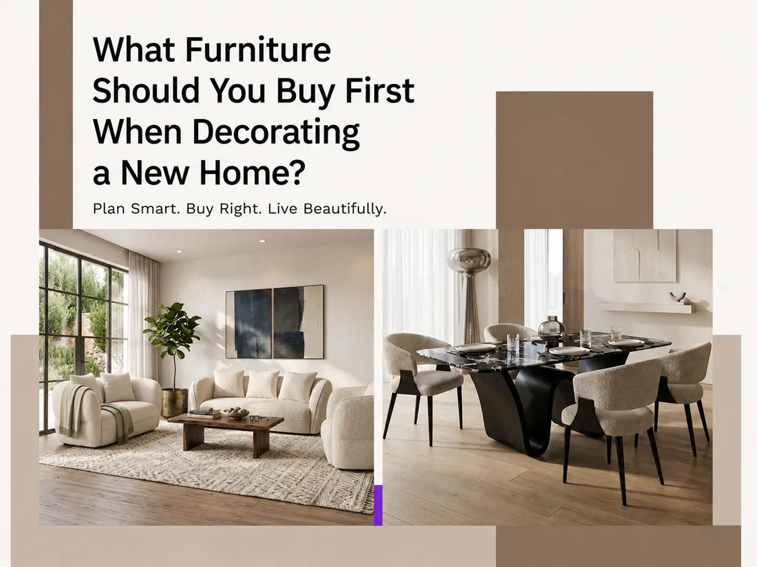 What Furniture Should You Buy First When Decorating a New Home?