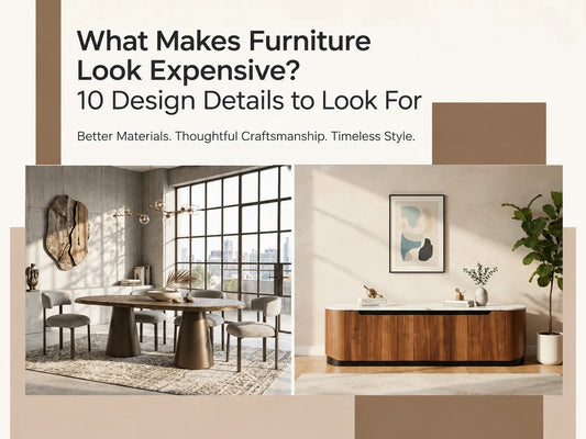 What Makes Furniture Look Expensive? 10 Design Details to Look For