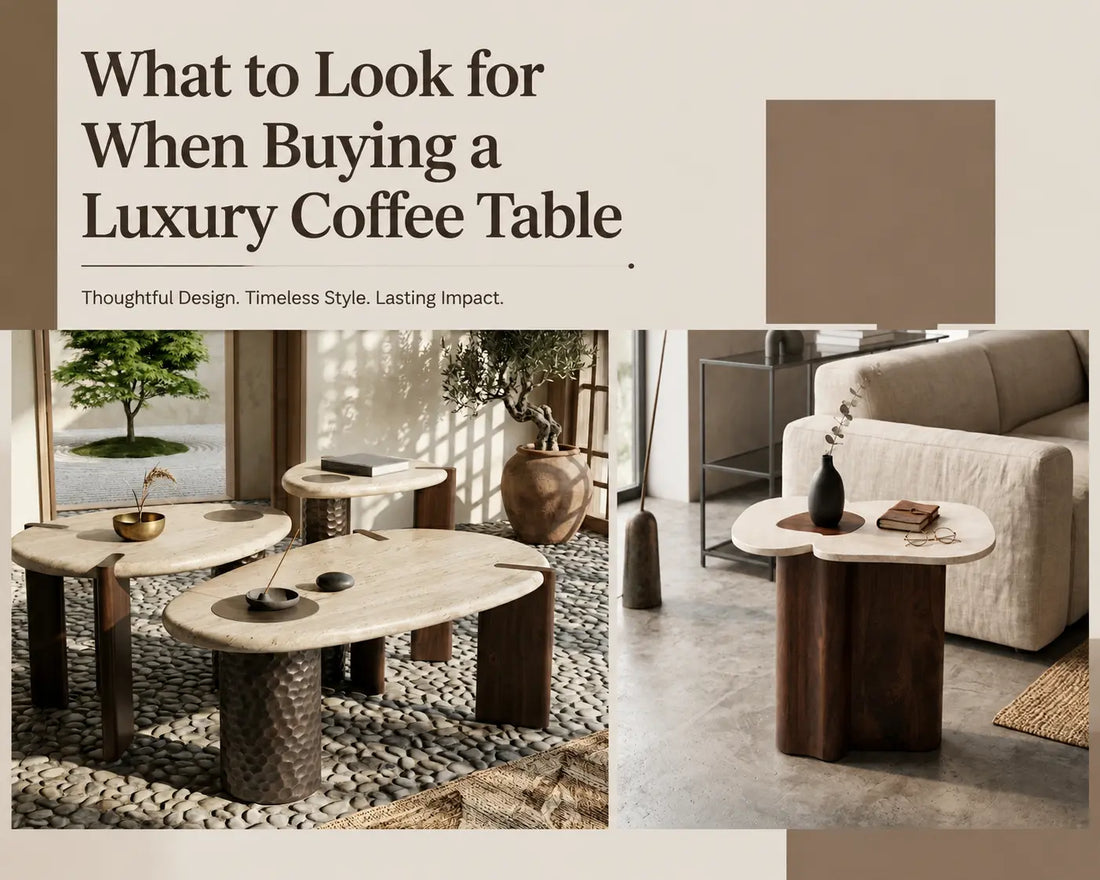 What to Look for When Buying a Luxury Coffee Table