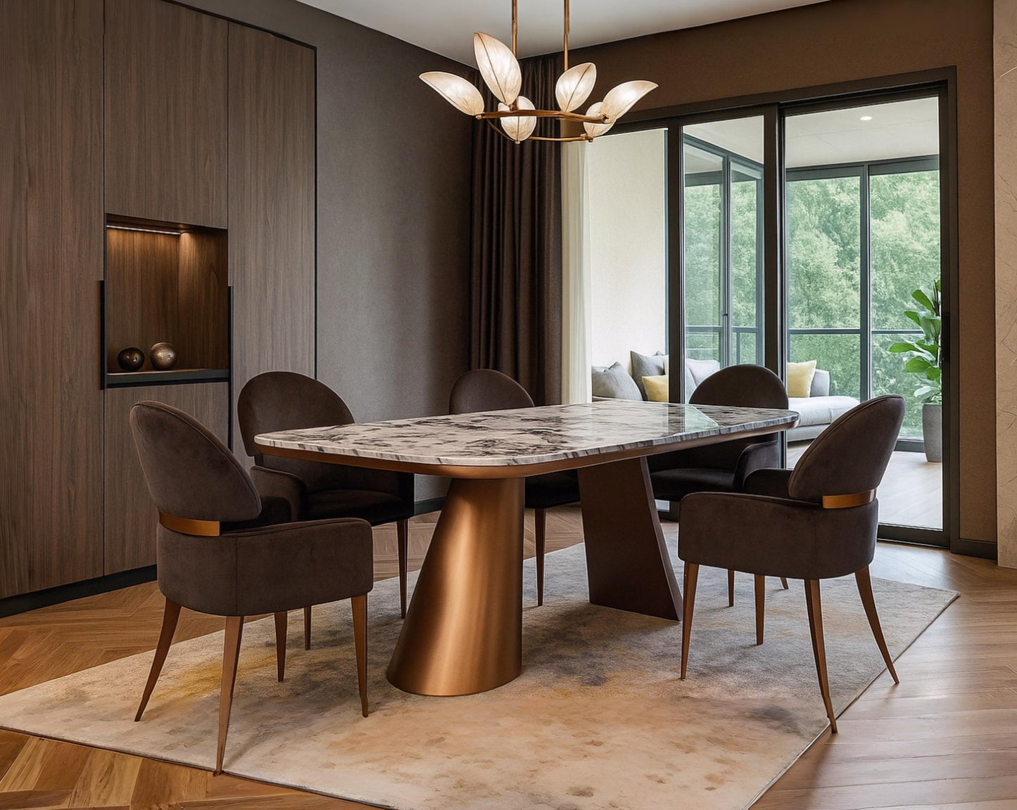 Melosa Marble Dining Table