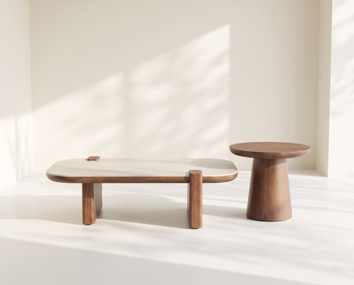 Nordic Coffee & End Table Set