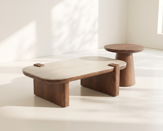 Nordic Coffee & End Table Set