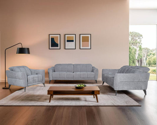 Luneta Fabric Power Recliner Sofa