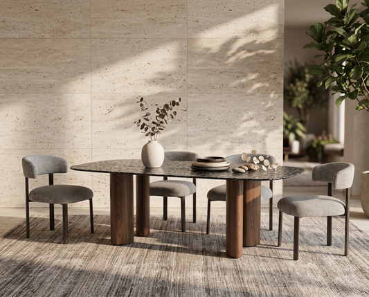 Euro 6 Seater Dining Table