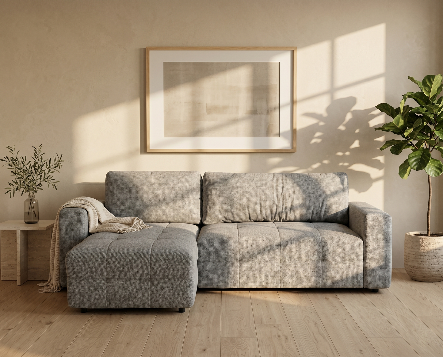 Placido Sectional Sofa Cum Bed