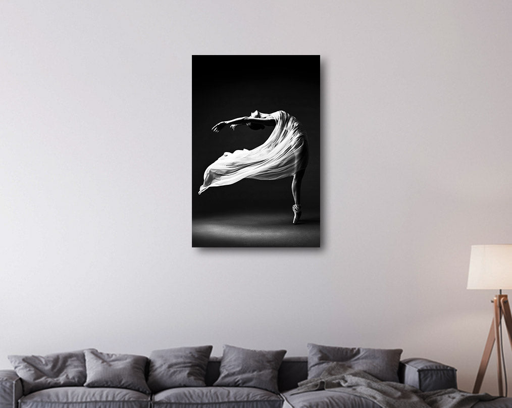 Tempered glass art with gold foil is perfect to compliment & enhance any contemporary setting. with sofa and pillow