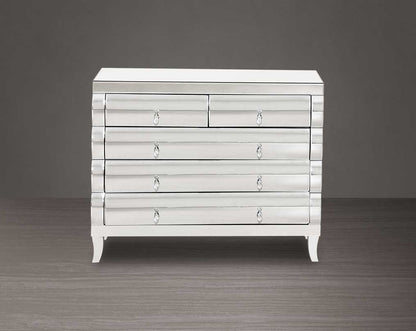 The table has one drawer with rectangular steel frame in rich contemporary design closed drawer front  view 
