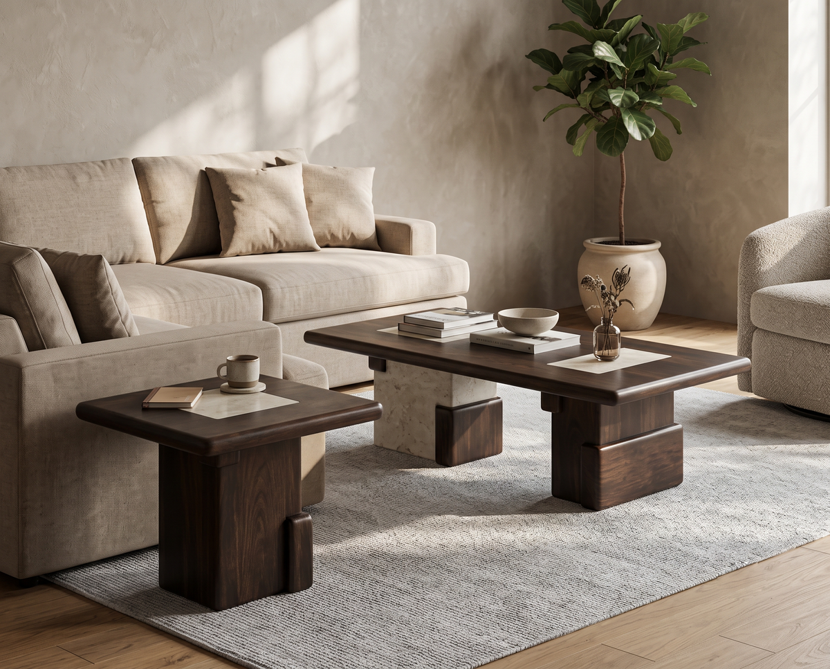 Timbre Coffee & End Table Set
