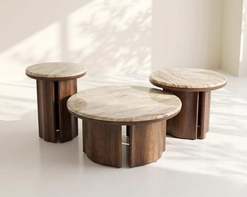 Tivara Coffee & End Table Set