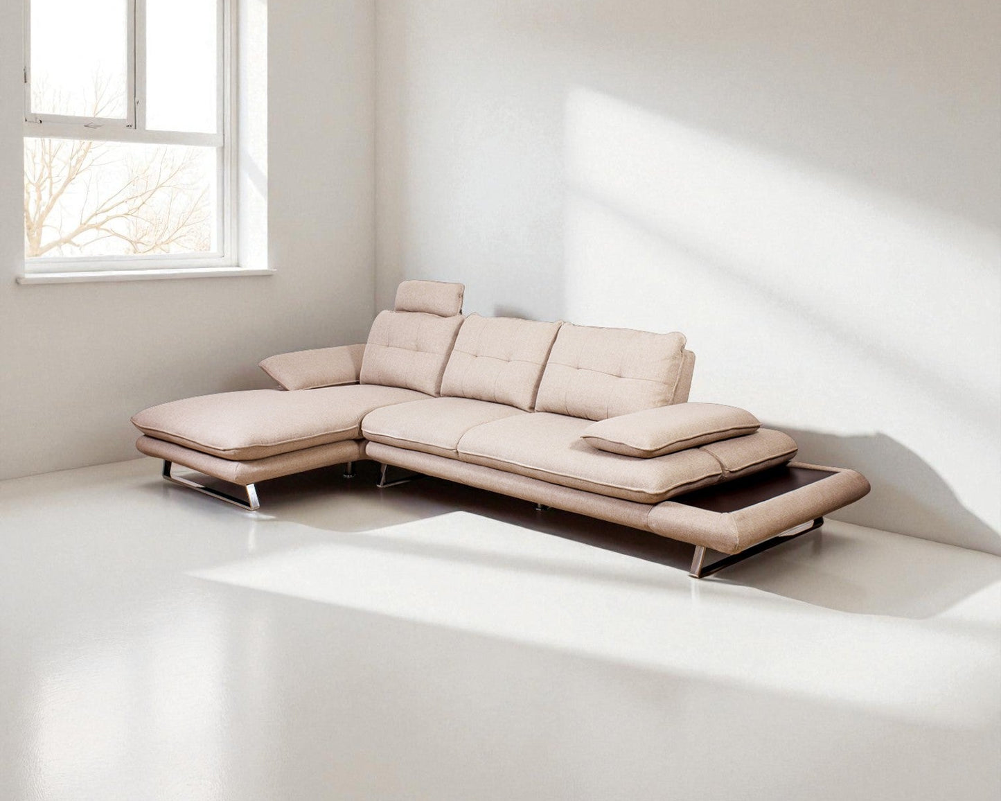 Litera Fabric Sectional Sofa