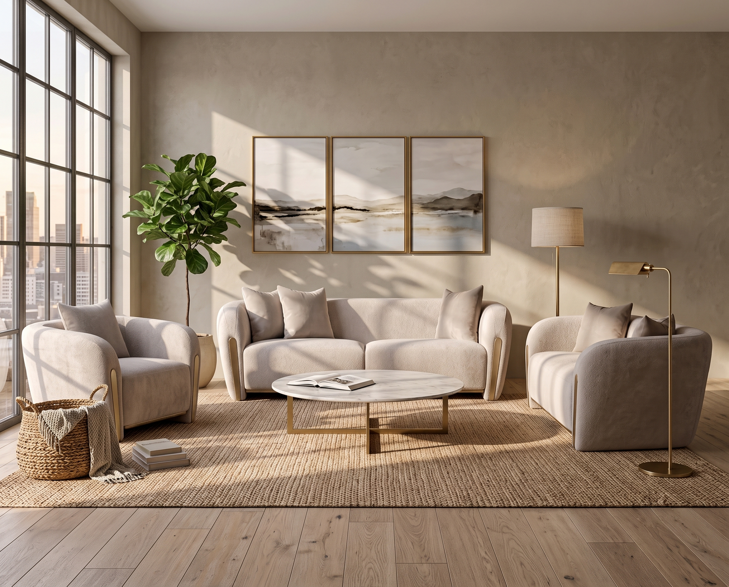 Armando Fabric Sofa