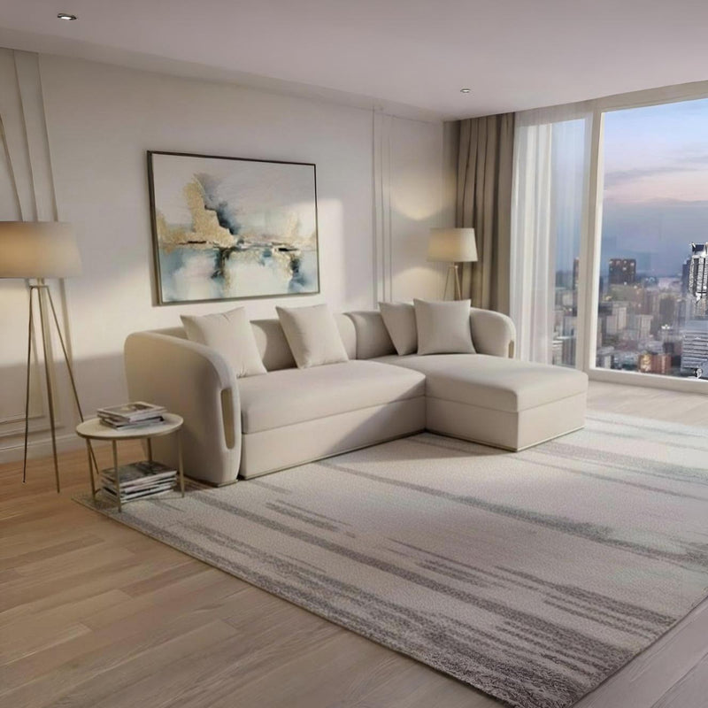 Armando Fabric Sectional Sofa Cum Bed