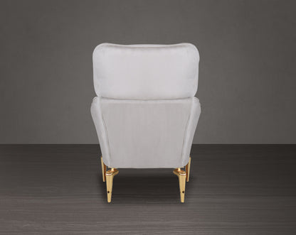 1 seater sofa upholstered in fabric with tufted back & sides in modern classic design. The backrest is reversible which creates more sitting space